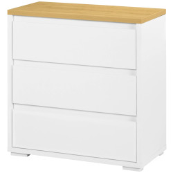 Comoda Homcom 831-671V00WT (White/Natural) Thumb