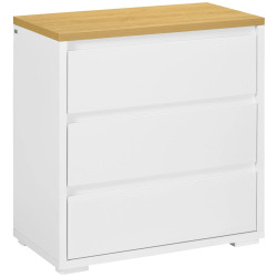 Comoda Homcom 831-671V00WT (White/Natural) Thumb