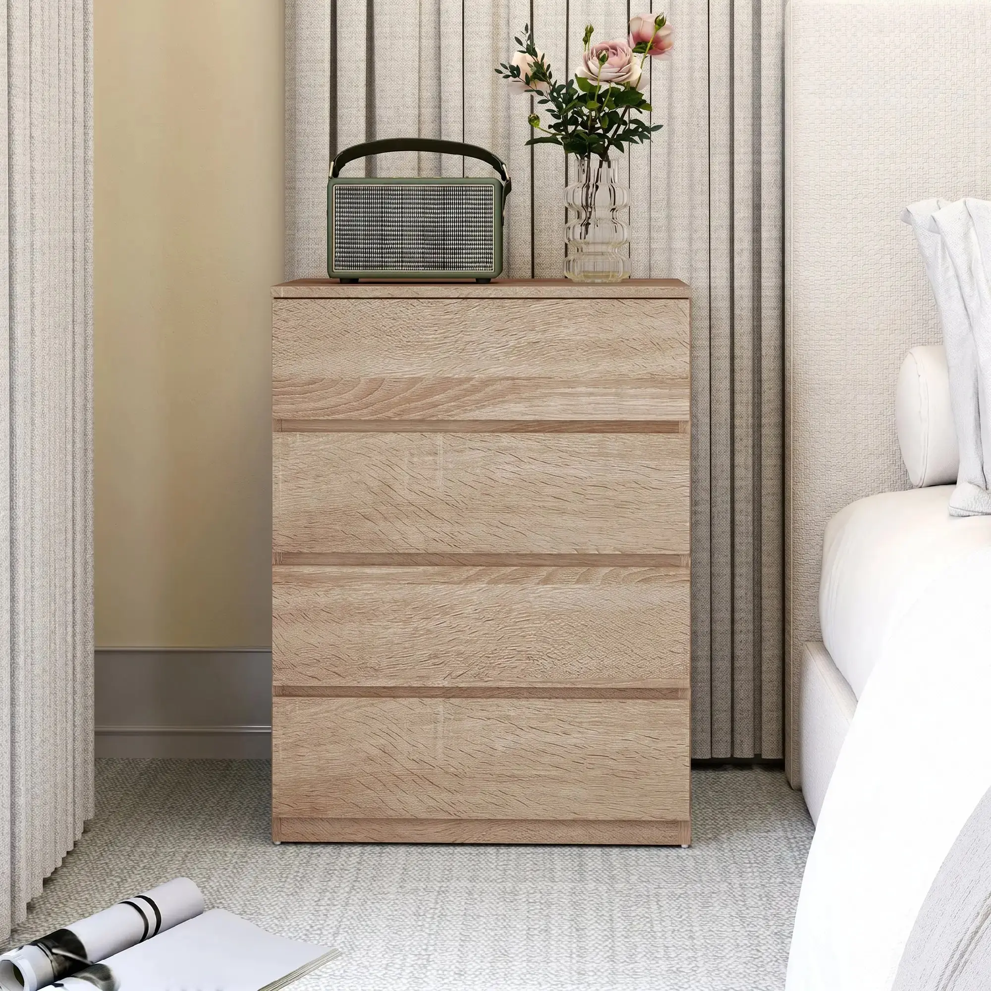 Комод Homcom 831-690V80LR (Natural) - 5