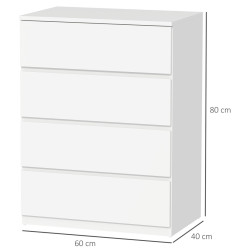 Comoda Homcom 831-690V80WT (White) Thumb