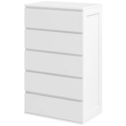 Comoda Homcom 831-690V81WT 60x100x38 cm (White) Thumb