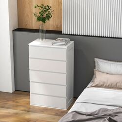 Comoda Homcom 831-690V81WT 60x100x38 cm (White) Thumb