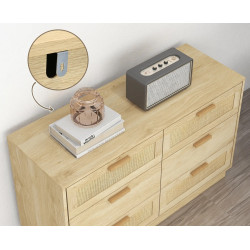Comoda Homcom 831-738V00AK (Oak) Thumb