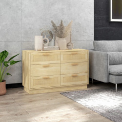 Comoda Homcom 831-738V00AK (Oak) Thumb