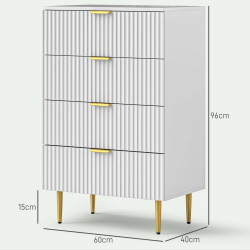 Comoda Homcom 831-902V80WT (White) Thumb