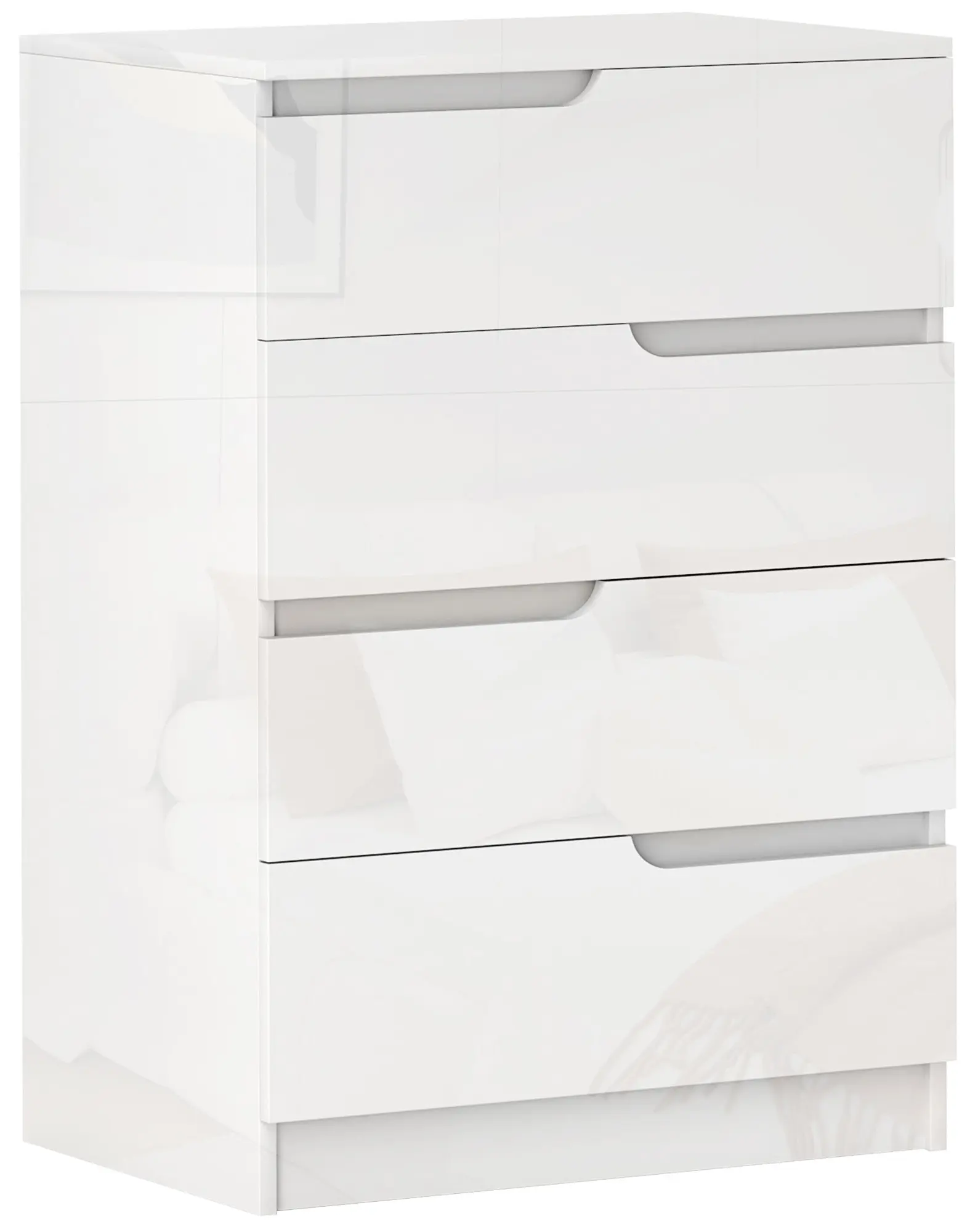 Комод Homcom 831-905V01WT (White Gloss) - 2
