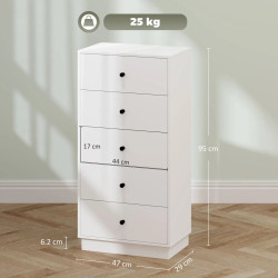 Comoda Homcom 831-969V00WT (White) Thumb