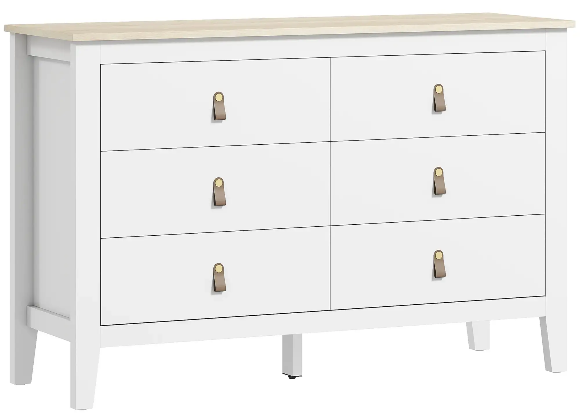 Комод Homcom 831-982V02WT (White) - 2