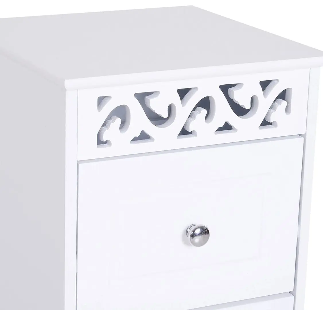 Comoda Homcom 834-196 29x68 cm (White)