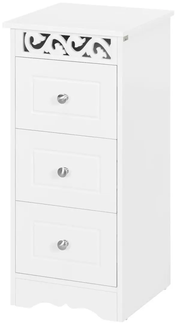 Comoda Homcom 834-196 29x68 cm (White)