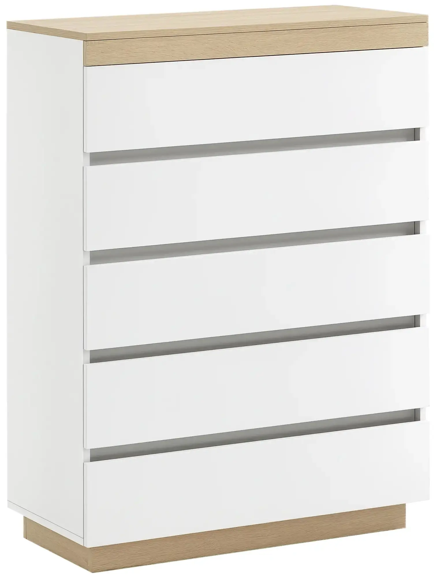 Comoda Homcom 850-156 (White/Natural) - 2