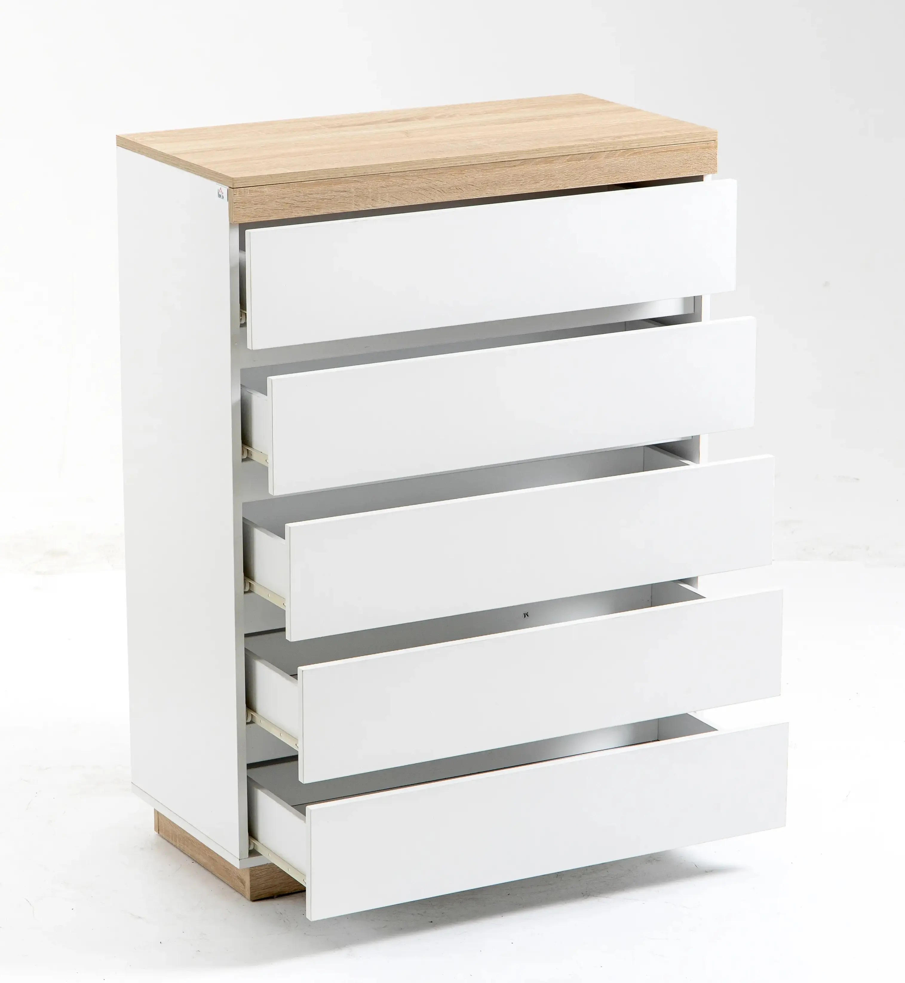 Comoda Homcom 850-156 (White/Natural) - 4