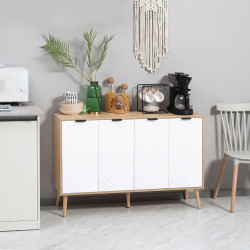 Тумба Homcom 835-517 (White/Natural) Thumb