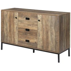 Tumba Homcom 835-543CF 120x39x77 cm (Brown/Black) Thumb