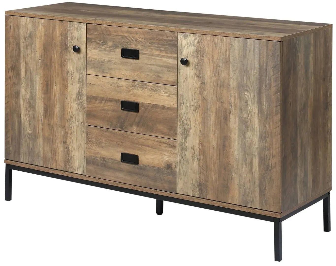 Tumba Homcom 835-543CF 120x39x77 cm (Brown/Black) - 3