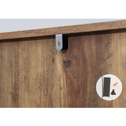 Tumba Homcom 835-543CF 120x39x77 cm (Brown/Black) Thumb