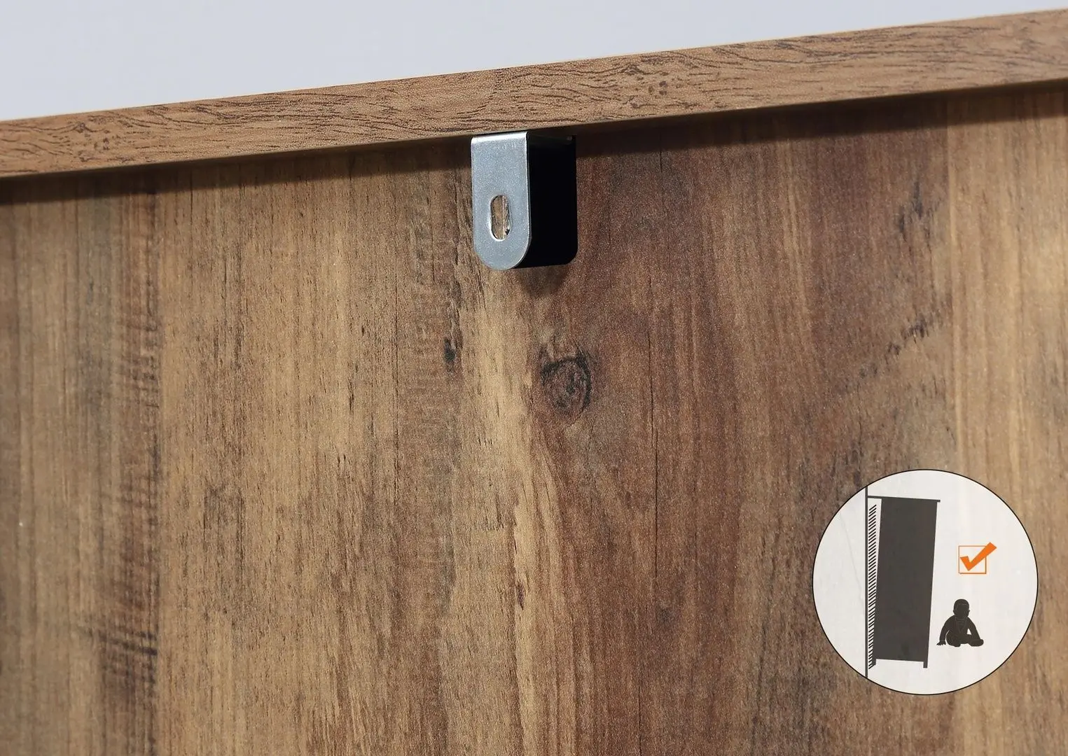 Tumba Homcom 835-543CF 120x39x77 cm (Brown/Black) - 6