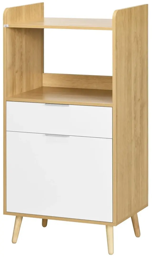 Тумба Homcom 835-991V00ND 40x58x118 cm (Oak/White)