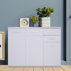 Tumba Homcom 837-003 (White Gloss)