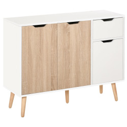 Tumba Homcom 837-117ND (White/Natural) Thumb