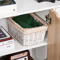 Tumba Homcom 837-117ND (White/Natural) Thumb