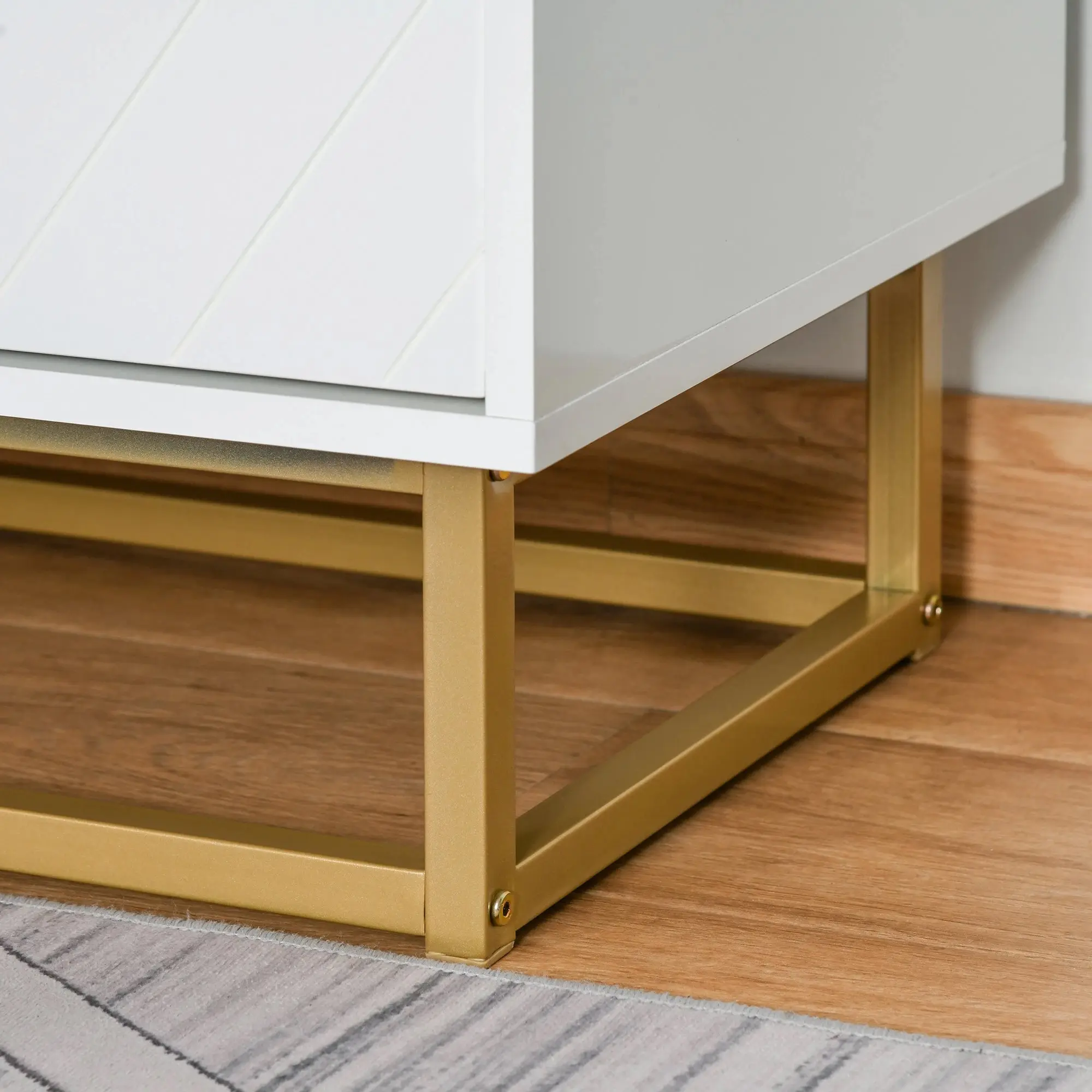 Tumba Homcom 837-151 (White/Gold) - 6