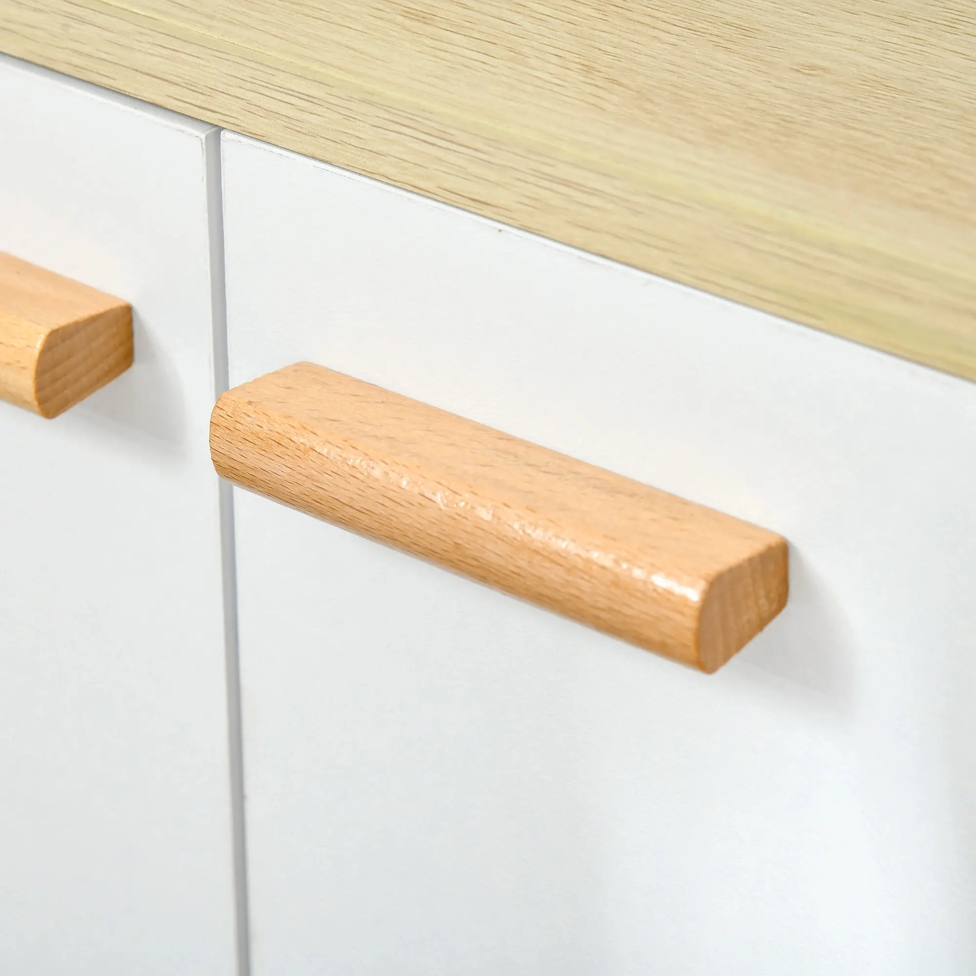 Tumba Homcom 837-168 (Natural Wood/White) - 6