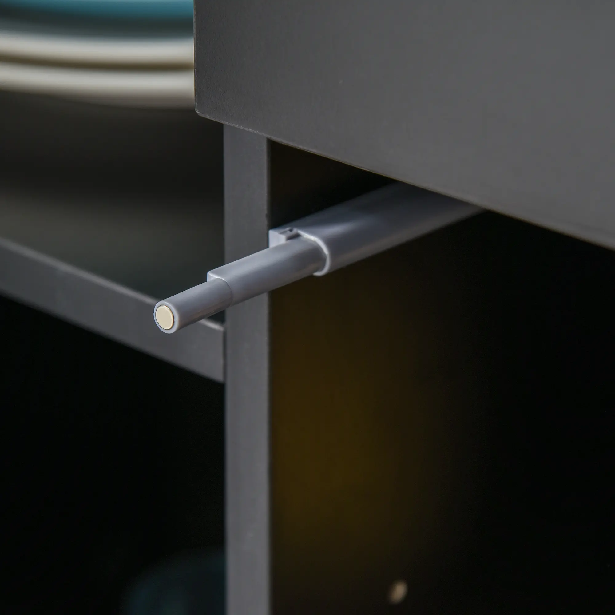 Тумба Homcom 838-075BK (Black/Black Gloss) - 5