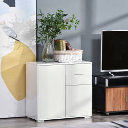 Tumba Homcom 38-075WT (White Gloss) Thumb
