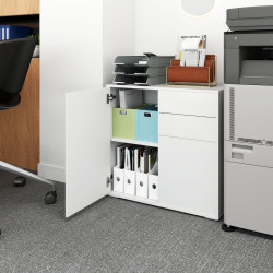 Tumba Homcom 38-075WT (White Gloss) Thumb