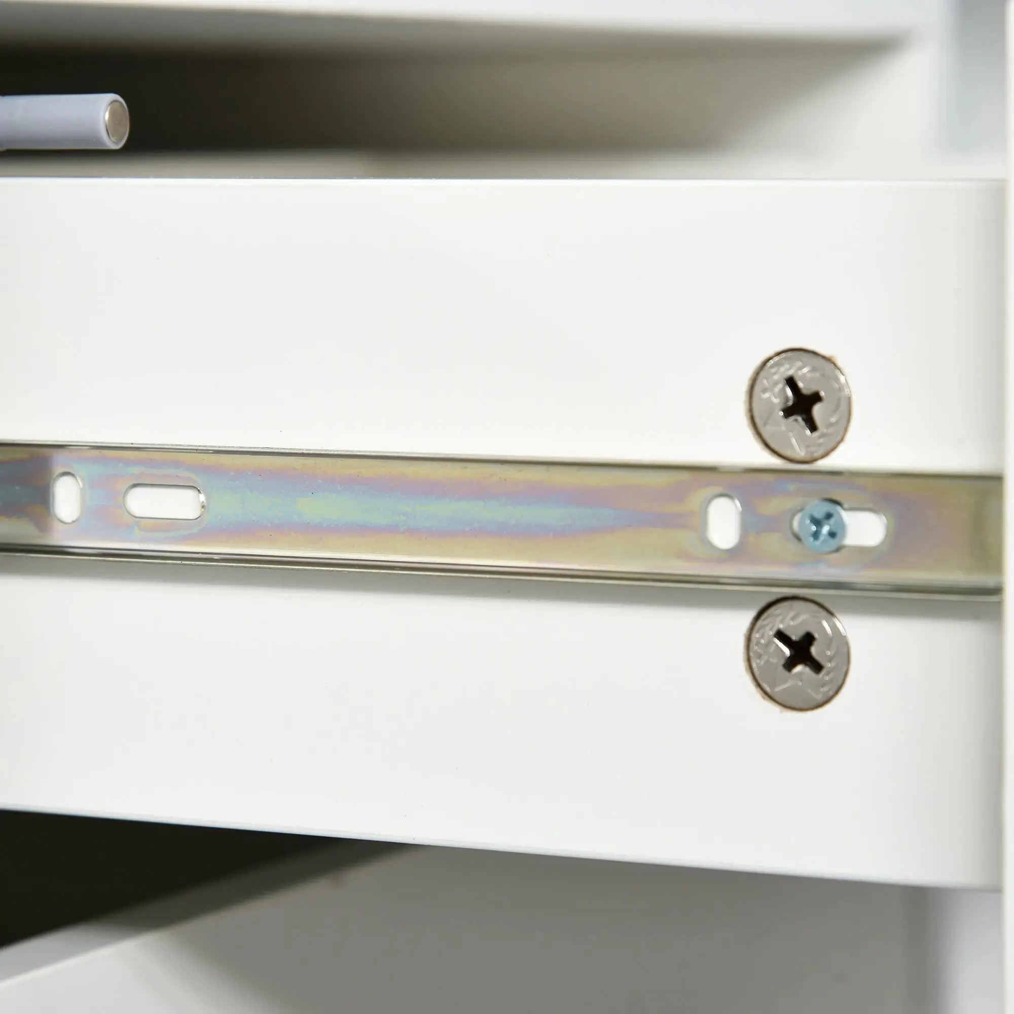 Tumba Homcom 838-077CW (White/White Gloss) - 4