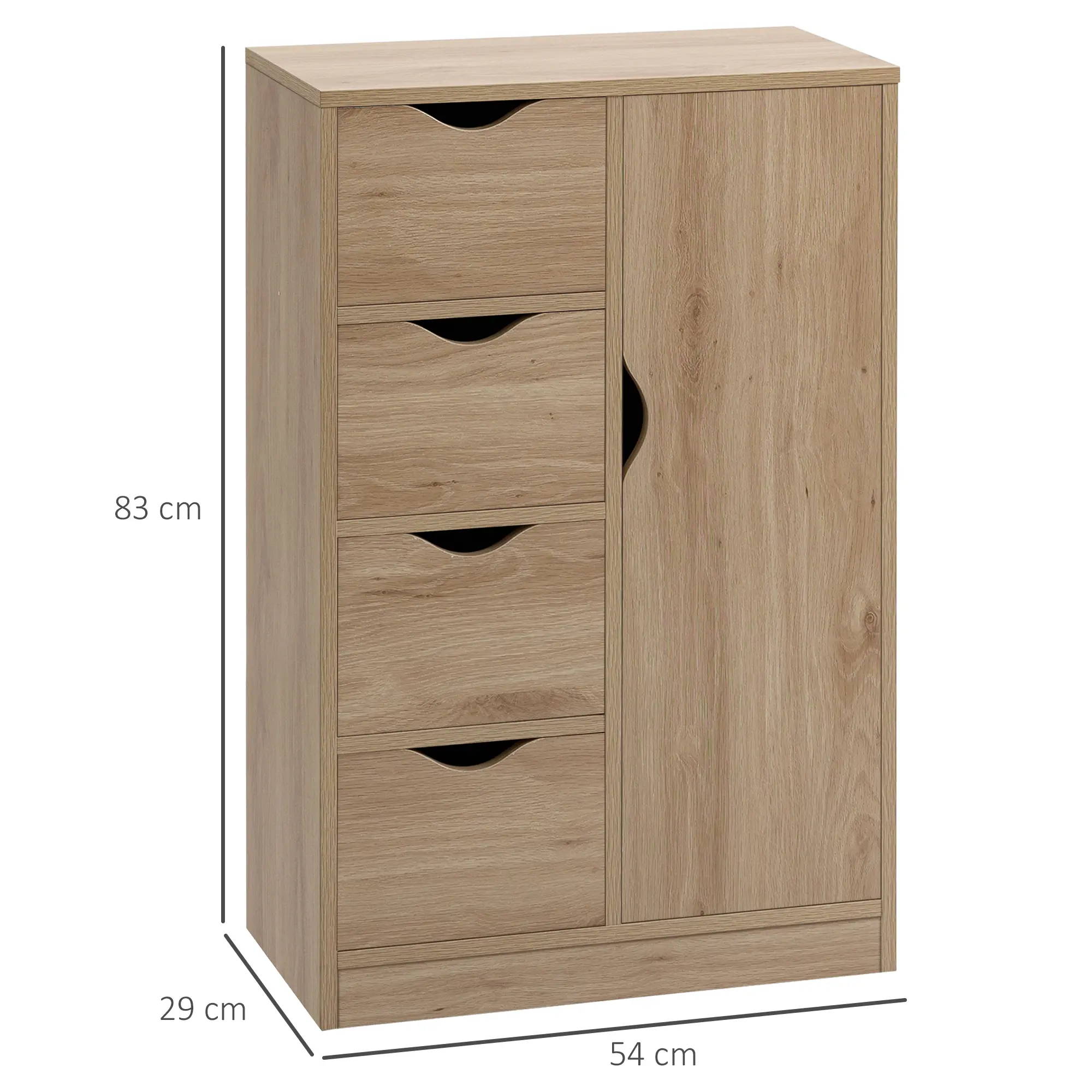 Тумба Homcom  838-129 (Natural) - 3