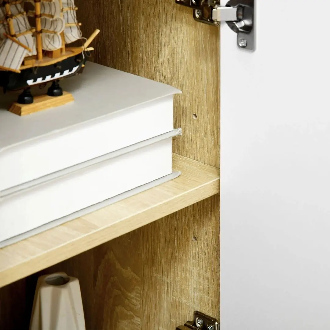 Тумба Homcom 838-182ND (White/Natural)