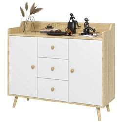 Тумба Homcom 838-182ND (White/Natural) Thumb