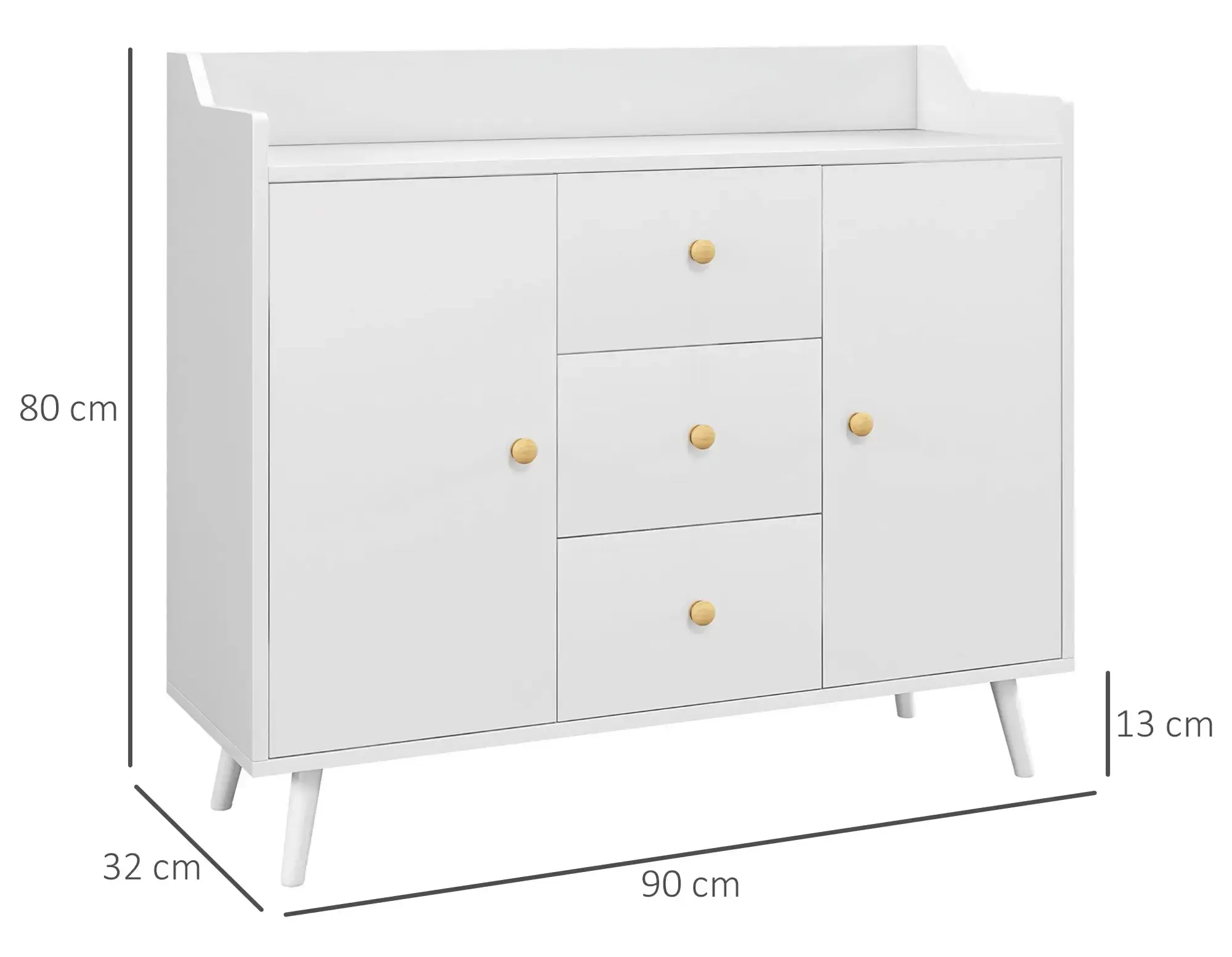 Тумба Homcom 838-182WT (White) - 4