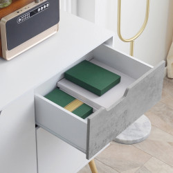 Tumba Homcom 838-196LG (Light Grey/White) Thumb