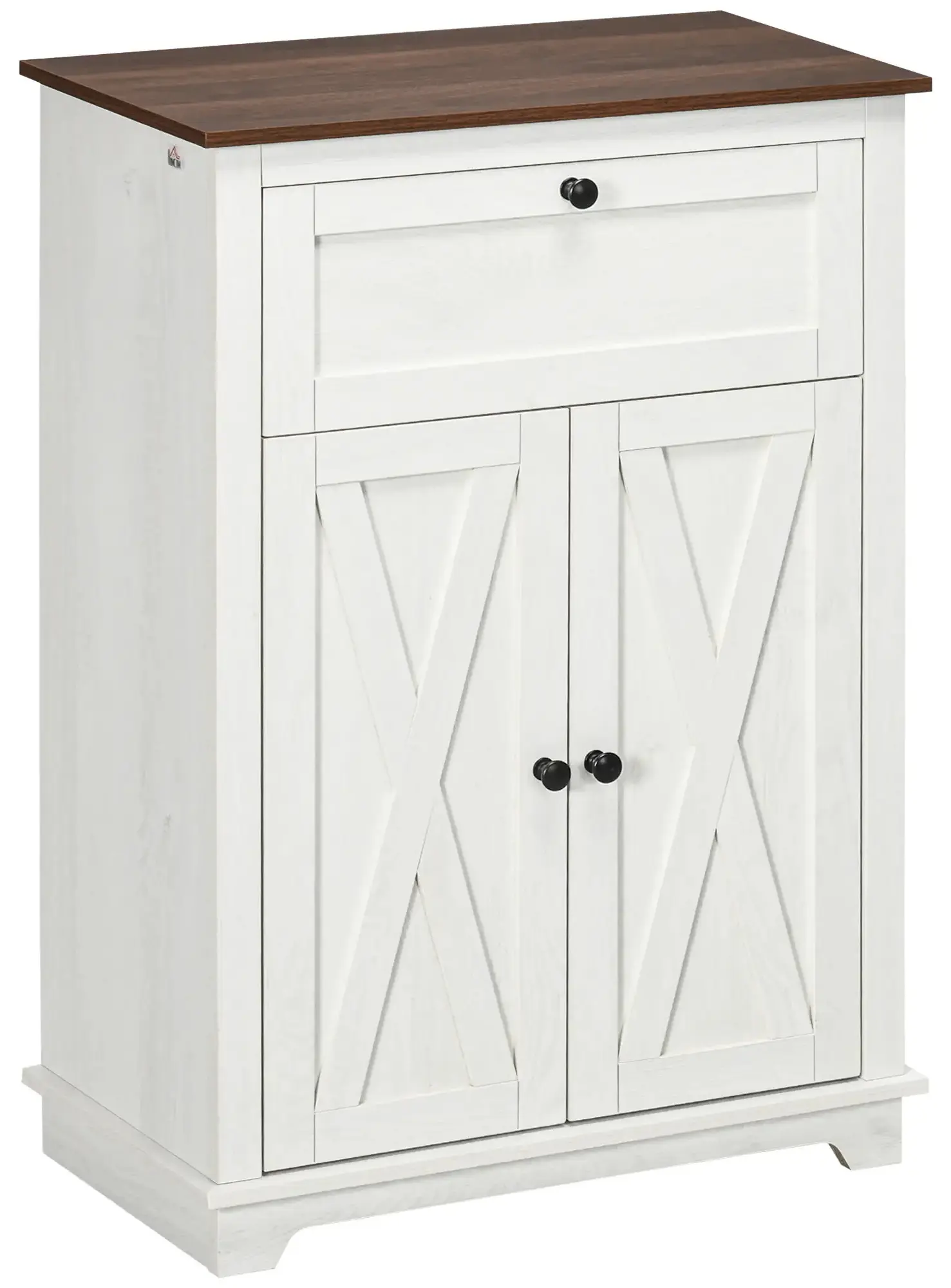 Tumba Homcom 838-348V80WT (White) - 2