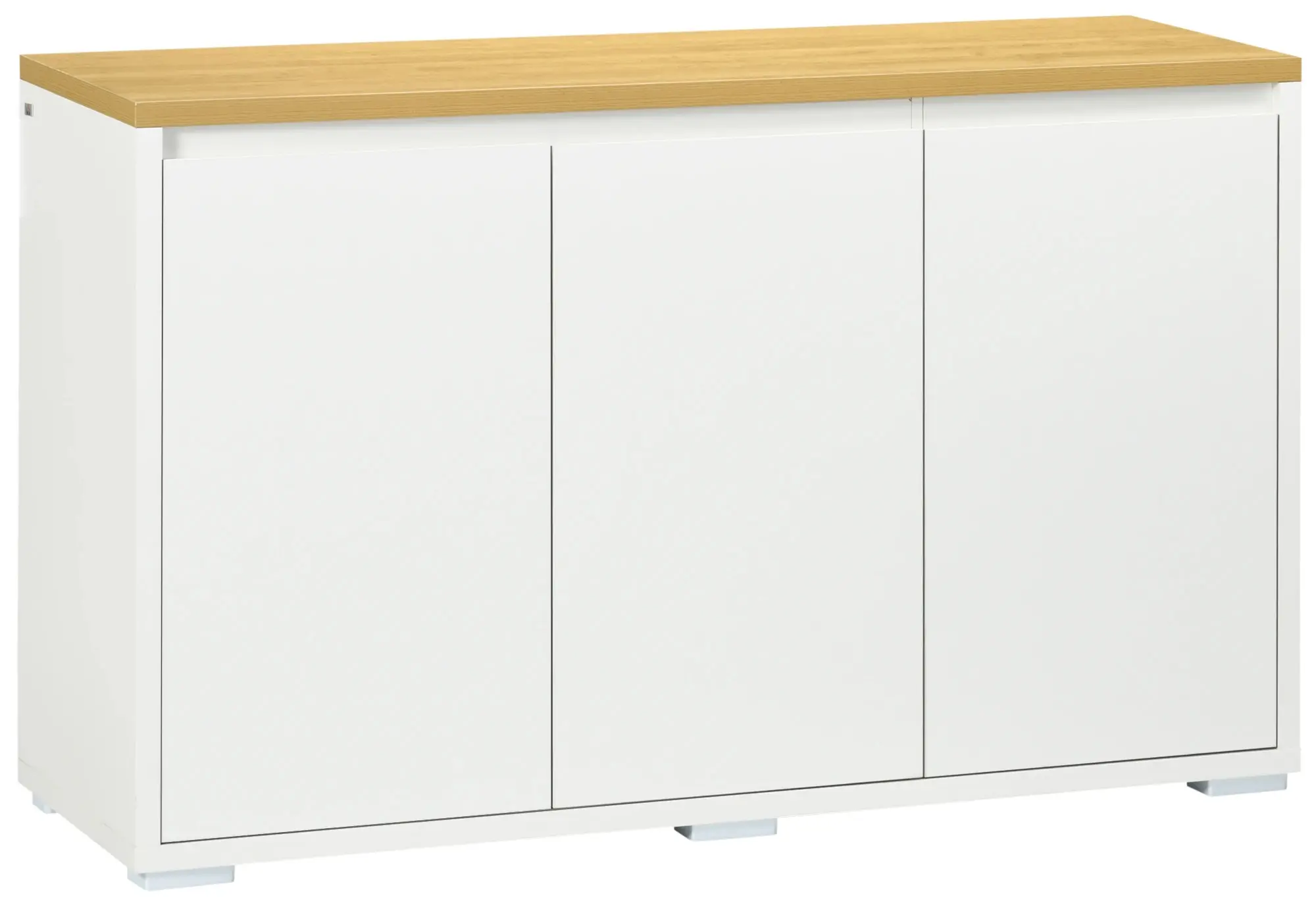 Tumba Homcom 838-373V01WT (White/Natural) - 2