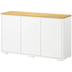 Tumba Homcom 838-373V01WT (White/Natural) Thumb