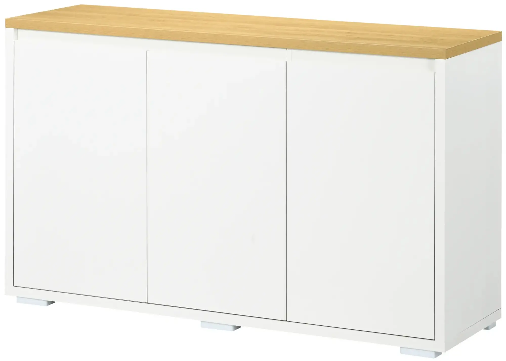 Tumba Homcom 838-373V01WT (White/Natural) - 3