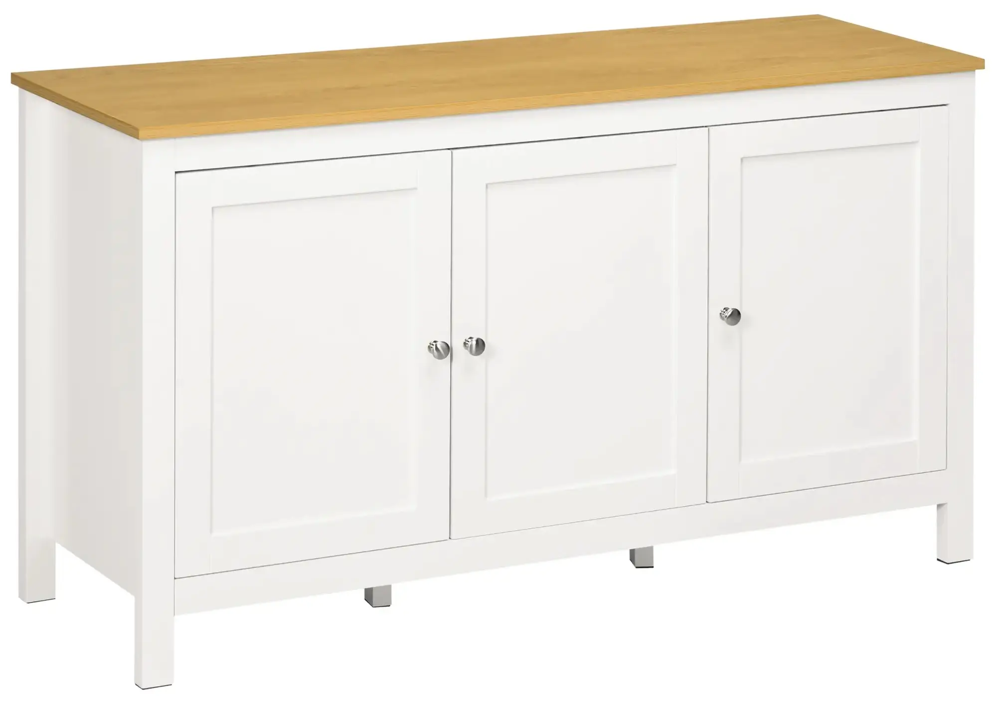 Tumba Homcom 838-392V80WT (White/Natural) - 3