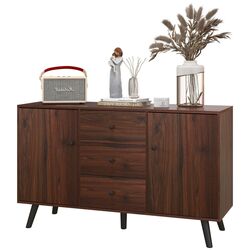 Tumba Homcom 839-545V81BN 127x40x76 cm (Brown/Black) Thumb