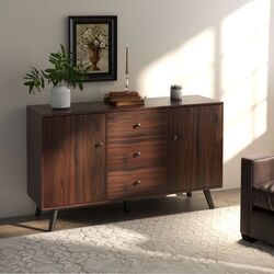 Tumba Homcom 839-545V81BN 127x40x76 cm (Brown/Black)