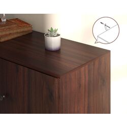 Tumba Homcom 839-545V81BN 127x40x76 cm (Brown/Black) Thumb