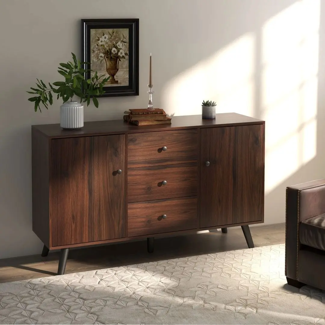 Tumba Homcom 839-545V81BN 127x40x76 cm (Brown/Black)
