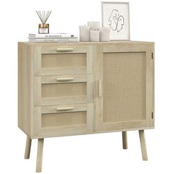 Тумба Homcom 839-914V00AK 80x36x75 cm (Oak) Thumb