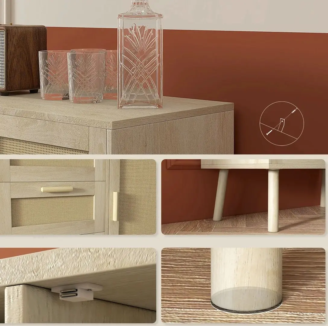 Тумба Homcom 839-914V00AK 80x36x75 cm (Oak)