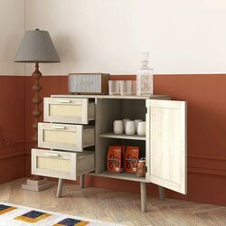 Тумба Homcom 839-914V00AK 80x36x75 cm (Oak) Thumb