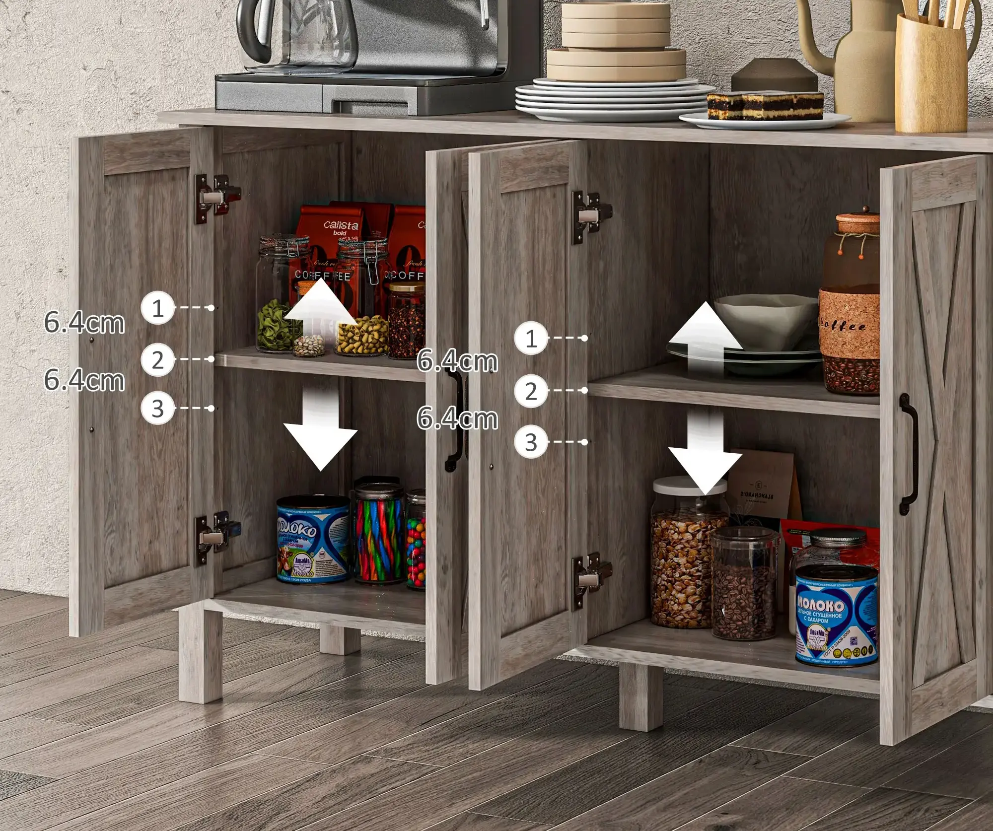 Tumba Homcom 83A-052V81GY (Grey) - 6