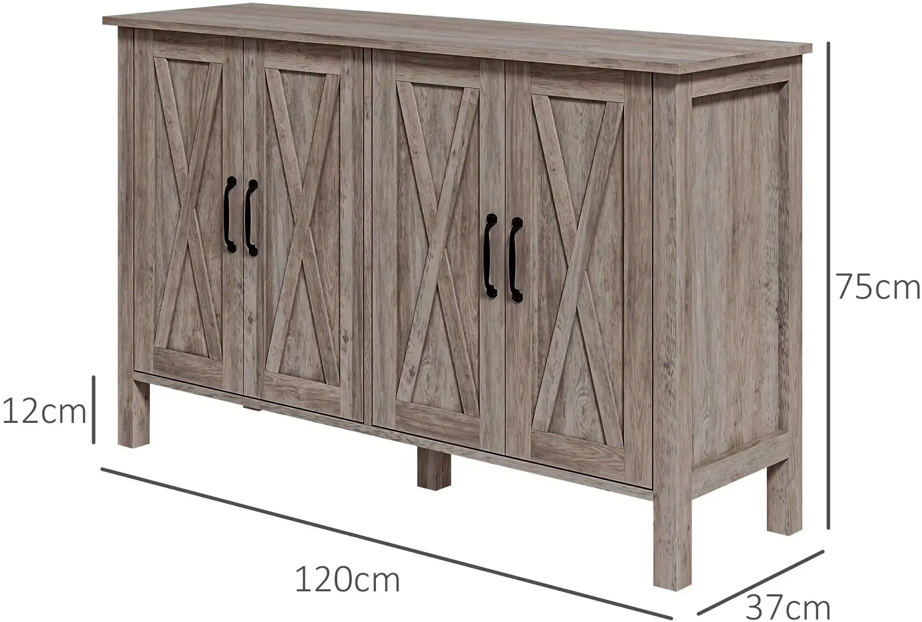 Tumba Homcom 83A-052V81GY (Grey) - 7